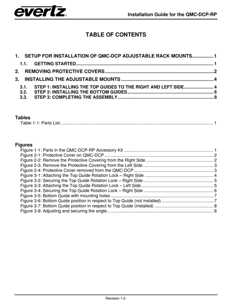 evertz QMC-DCP-RP installation guide