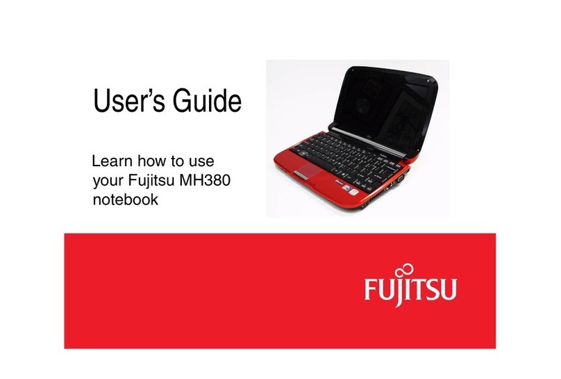 Fujitsu Lifebook MH380 User manual