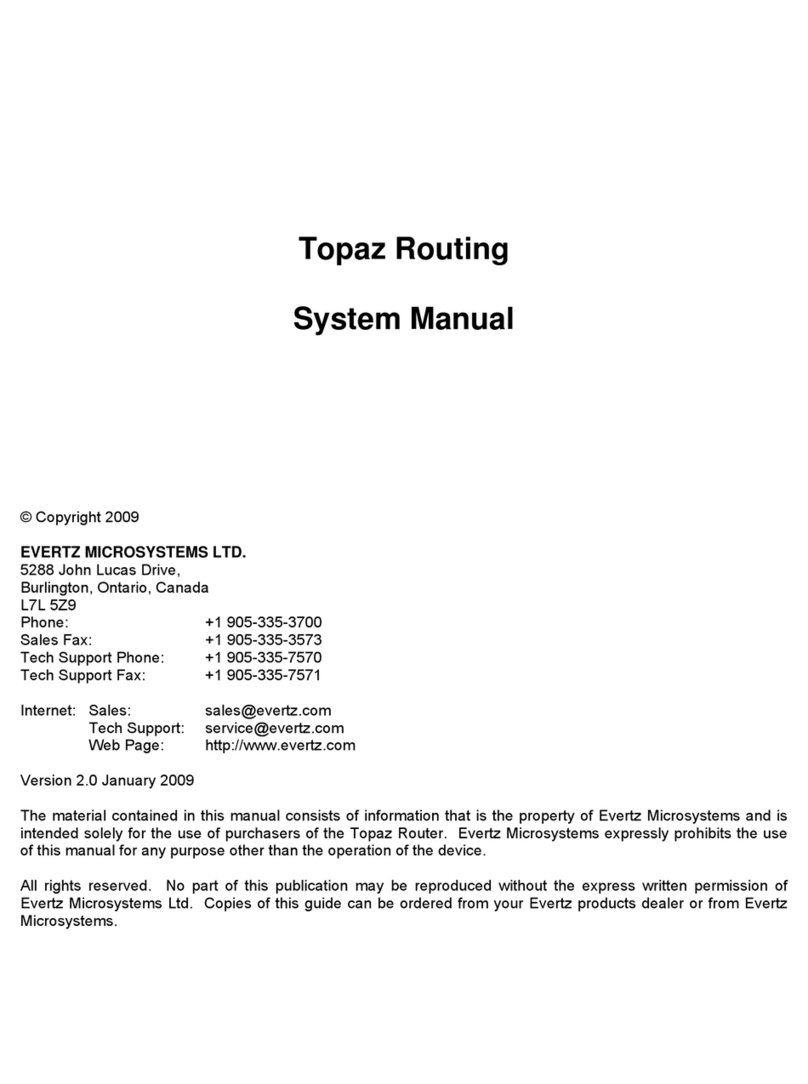 evertz Topaz User guide