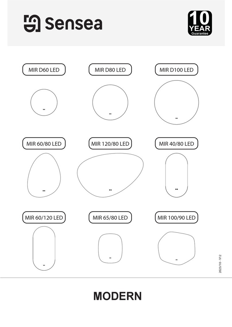 Sensea MODERN MIR D60 LED User manual