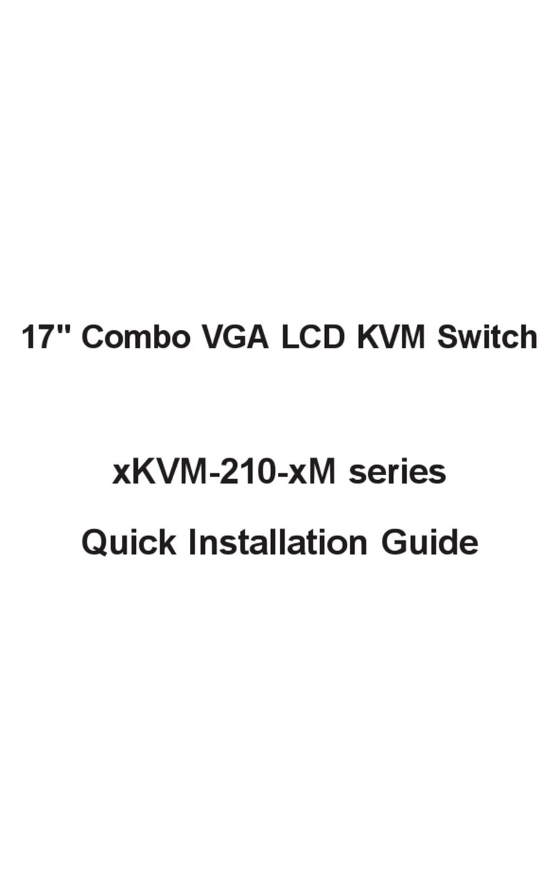 Planet KVM-210 M Series User manual Planet KVM-210 M Series User manual