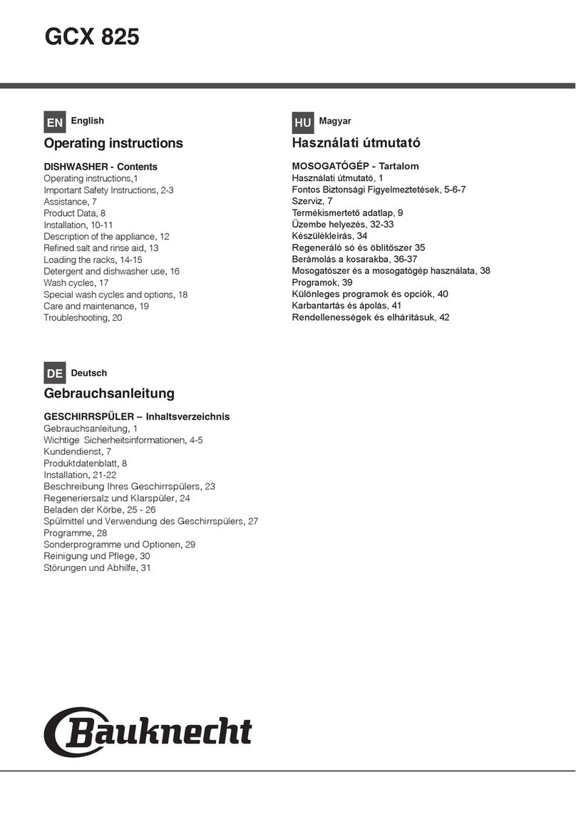 Bauknecht GCX 825 User manual