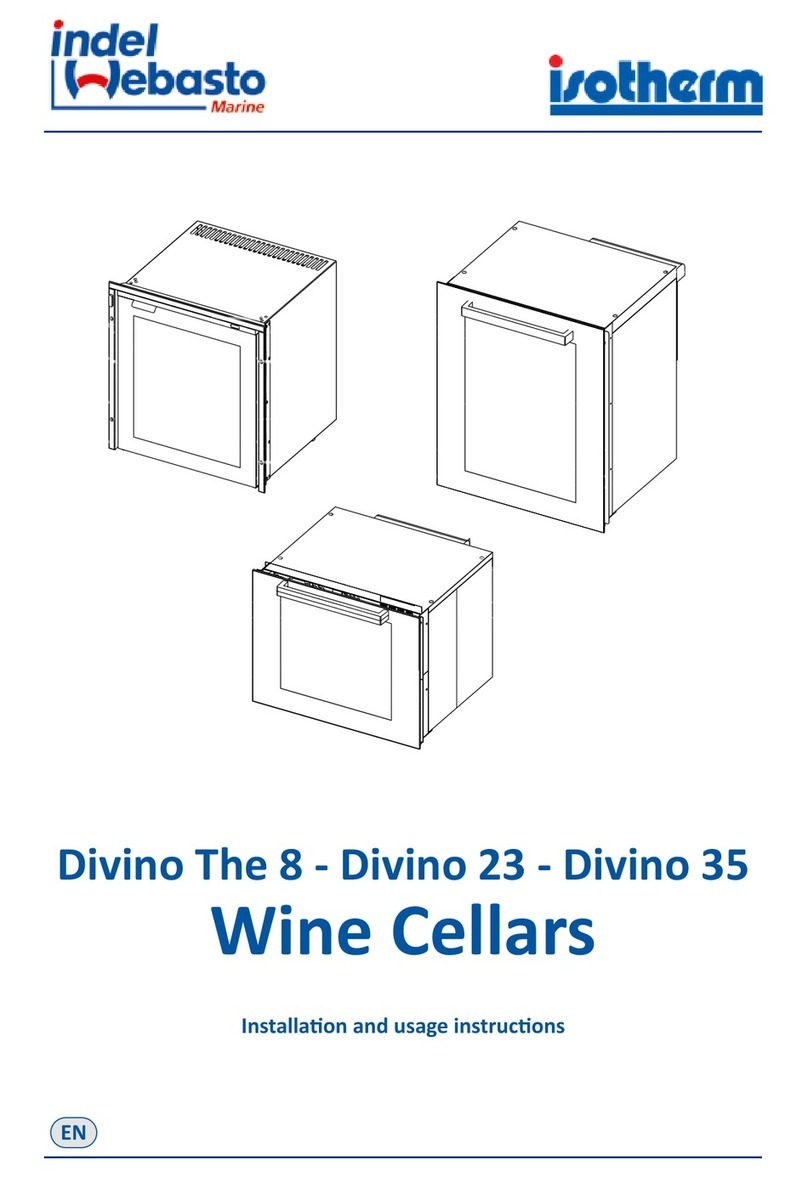 Indel Webasto isotherm Divino The 8 Installation and usage instructions Indel Webasto isotherm Divino The 8 Installation and usage instructions