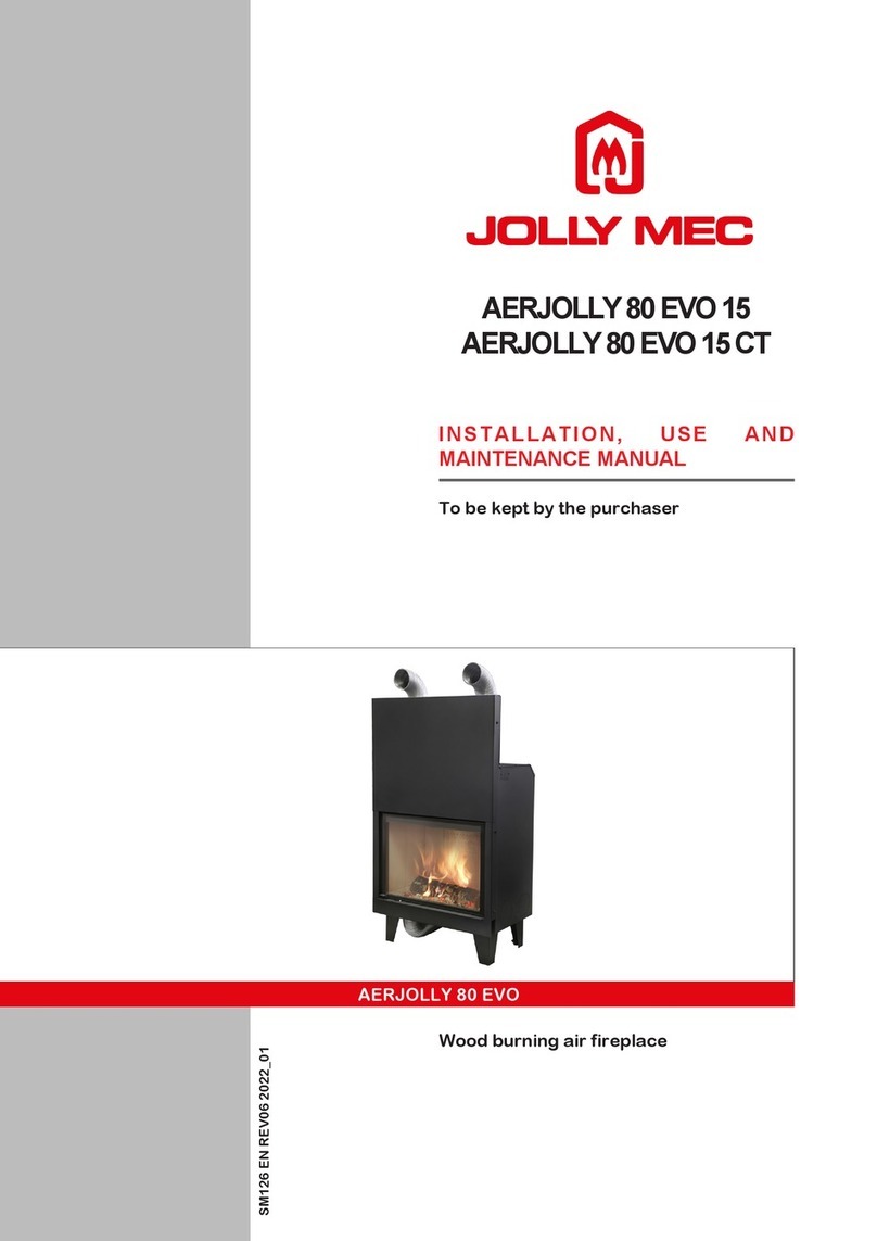 Jolly Mec AERJOLLY 80 EVO 15 Instructions for installation, use and maintenance manual