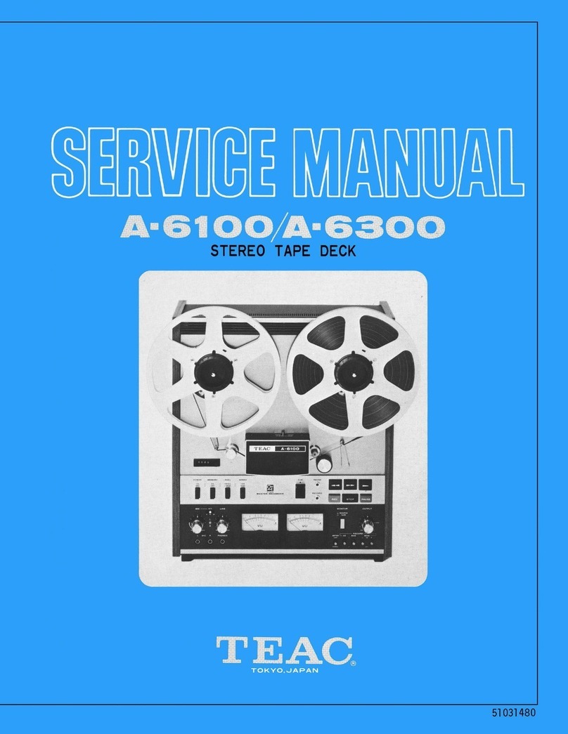 Teac A-6100 Service manual