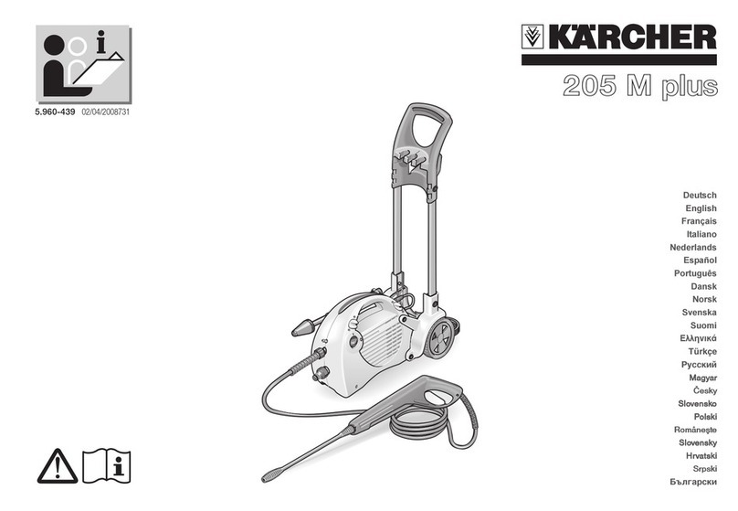 Kärcher 475 M plus User manual