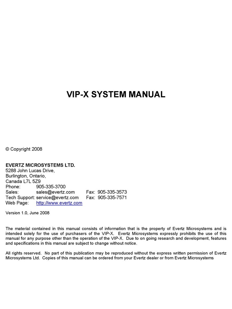 evertz VIP-X User guide