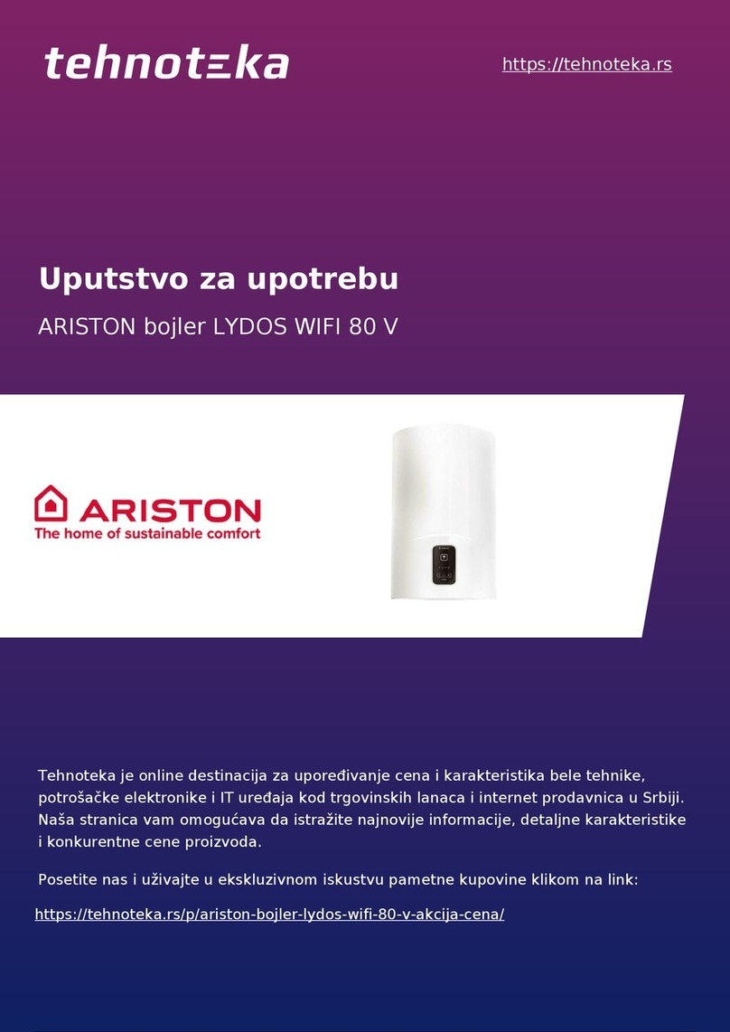 Ariston WIFI 80 V User manual