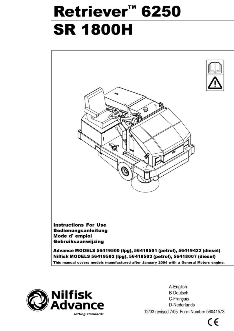 Nilfisk-Advance Advance Retriever 6250 User manual