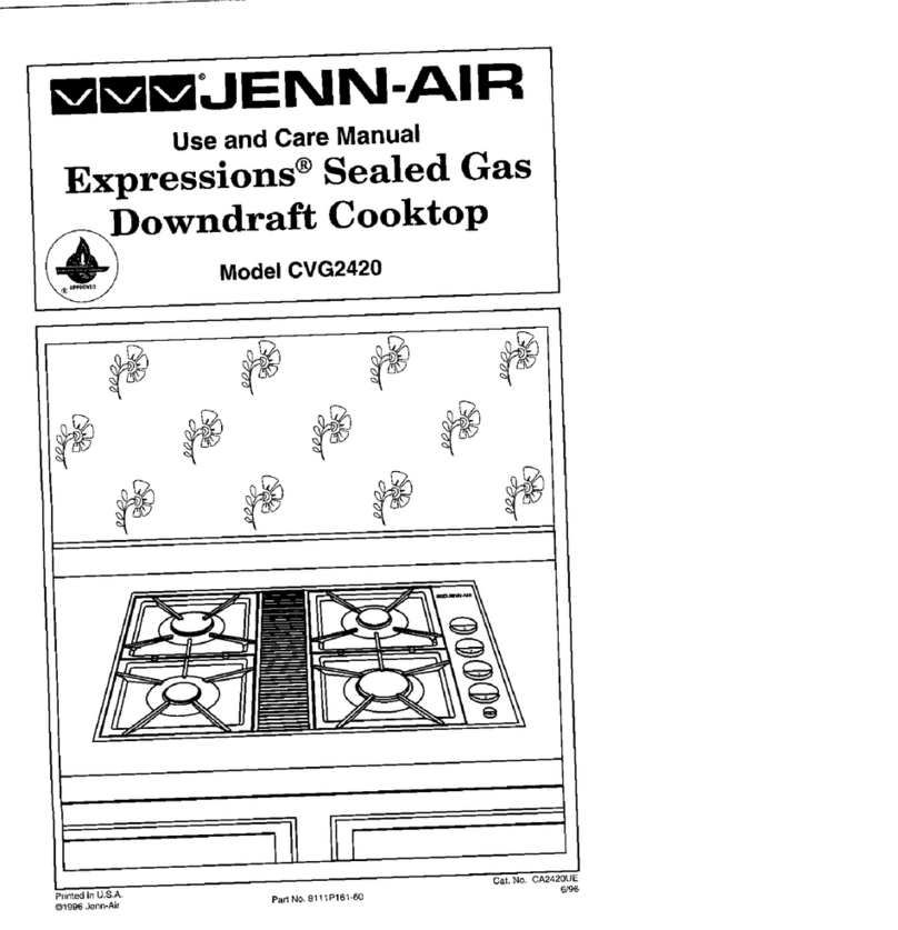 Jenn-Air Expressions CVG2420B User manual