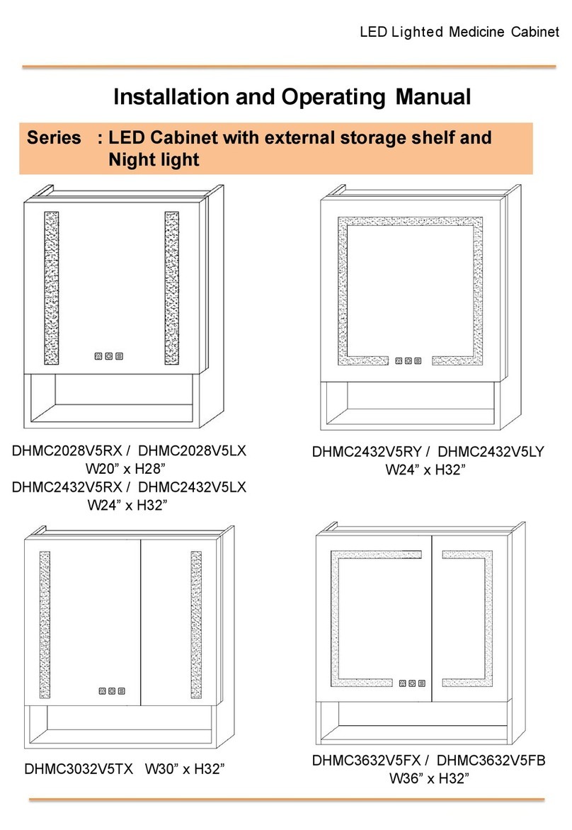 ExBrite DHMC2028V5RX Installation and operating manual
