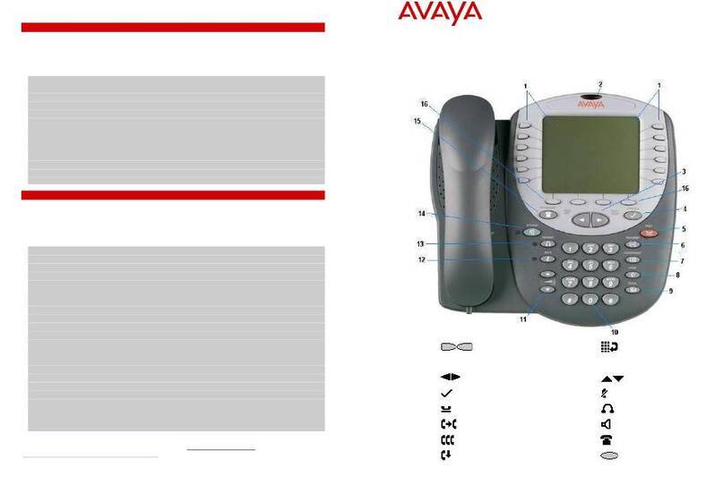 Avaya 5620 User manual