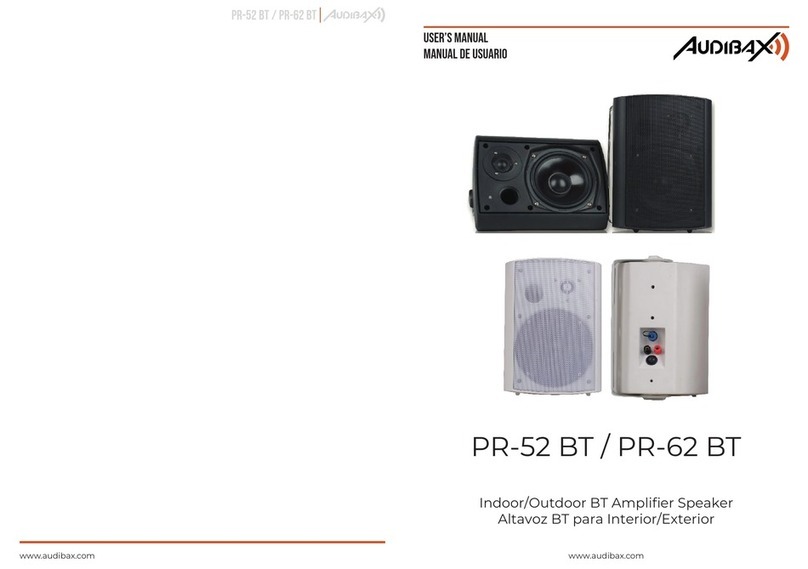 Audibax PR-52 BT user manual