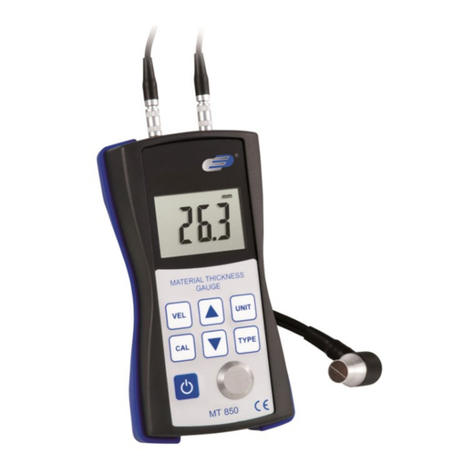 PCE Instruments MT 850 User manual