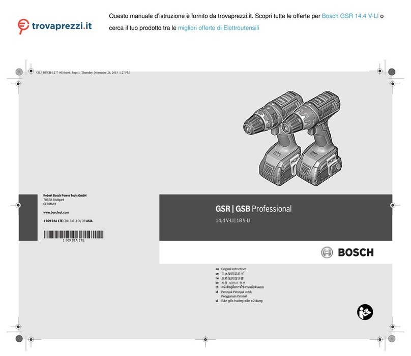 Bosch Professional GSR 14,4 V-LI Original instructions
