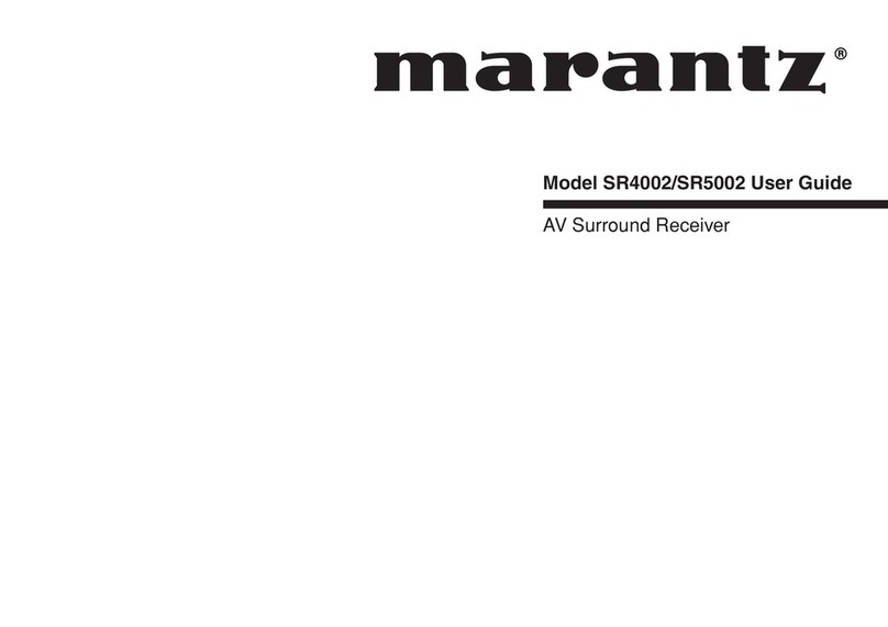 Marantz SR4002 User manual