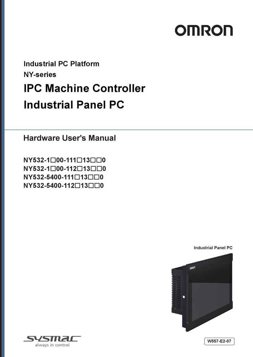 Omron sysmac NY532-1 00-111 13 0 Series Instructions for use