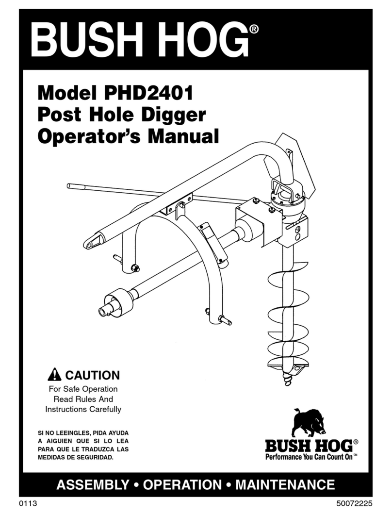 Bush Hog PHD2401 User manual
