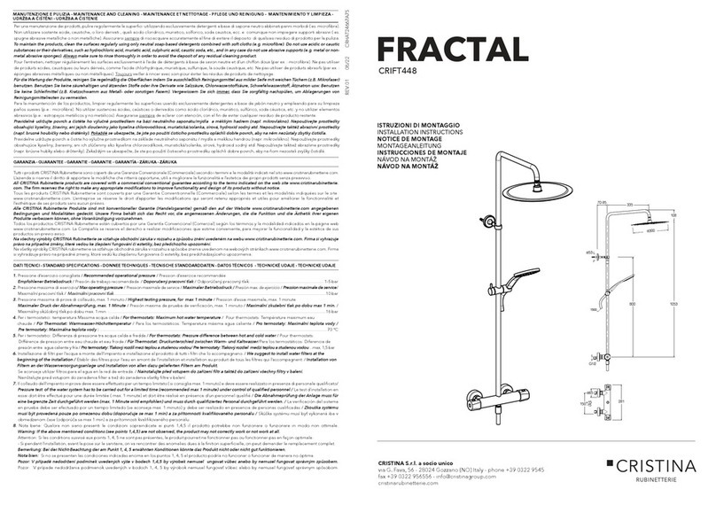 CRISTINA FRACTAL CRIFT448 User manual