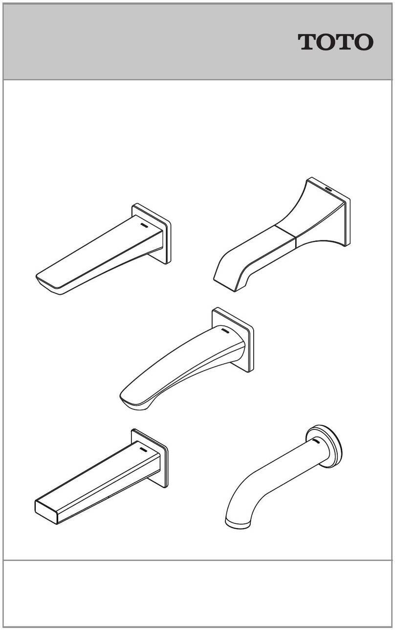 Toto GB TBG10001U Installation instructions
