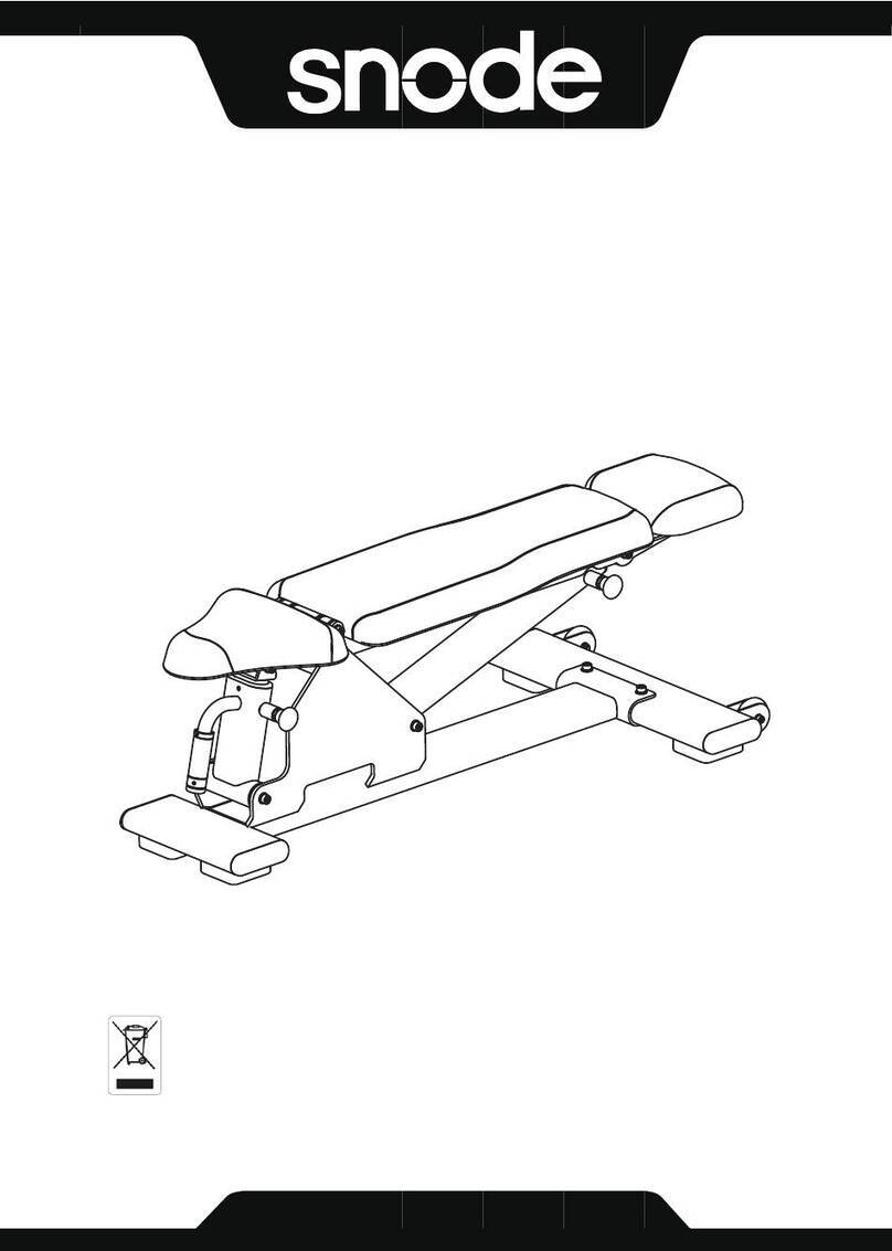 snode ADJUSTABLE BENCH 2.0 User manual