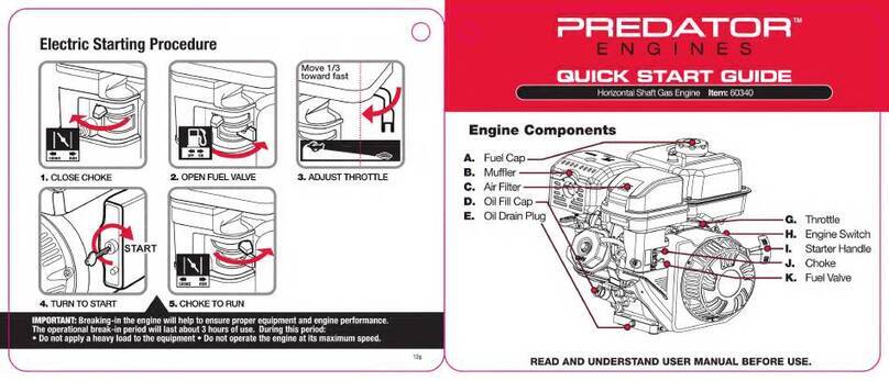 Predator Engines 60340 User manual