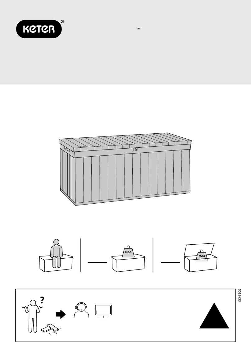 Keter DARWIN 120G 454L user manual