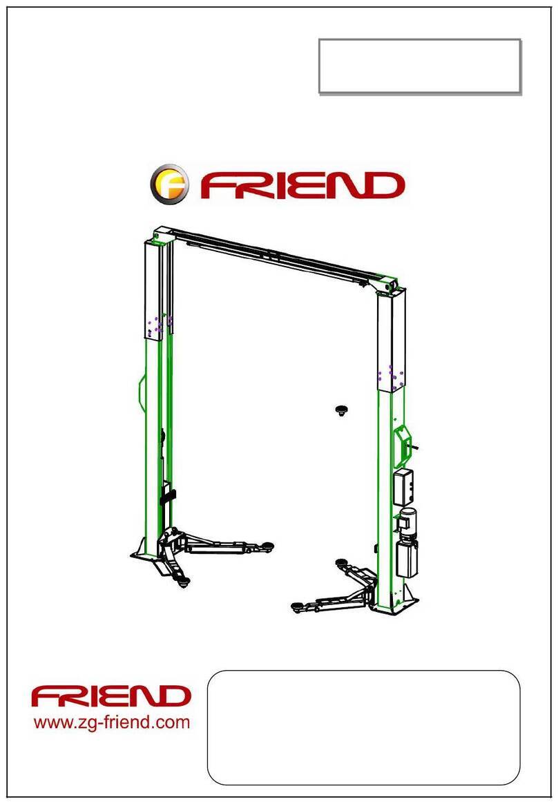 FRIEND FL-8214D Installation, operation, and parts manual