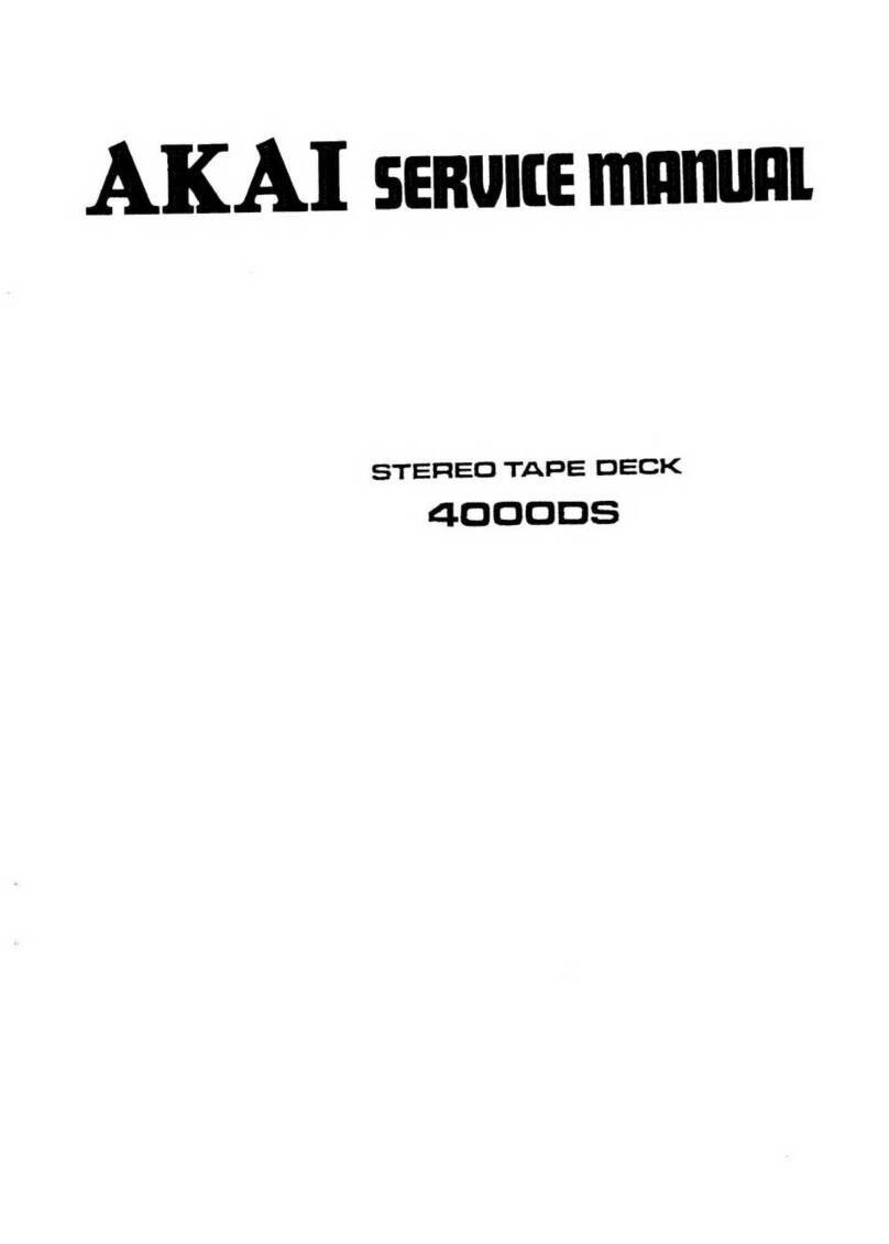 Akai 4000DS Mk-II User manual