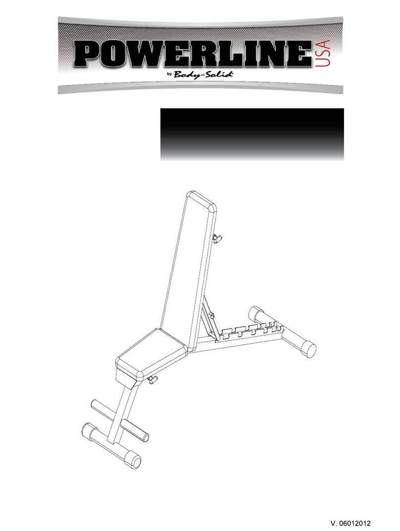 Body Solid Powerline PFID125x owner's manual