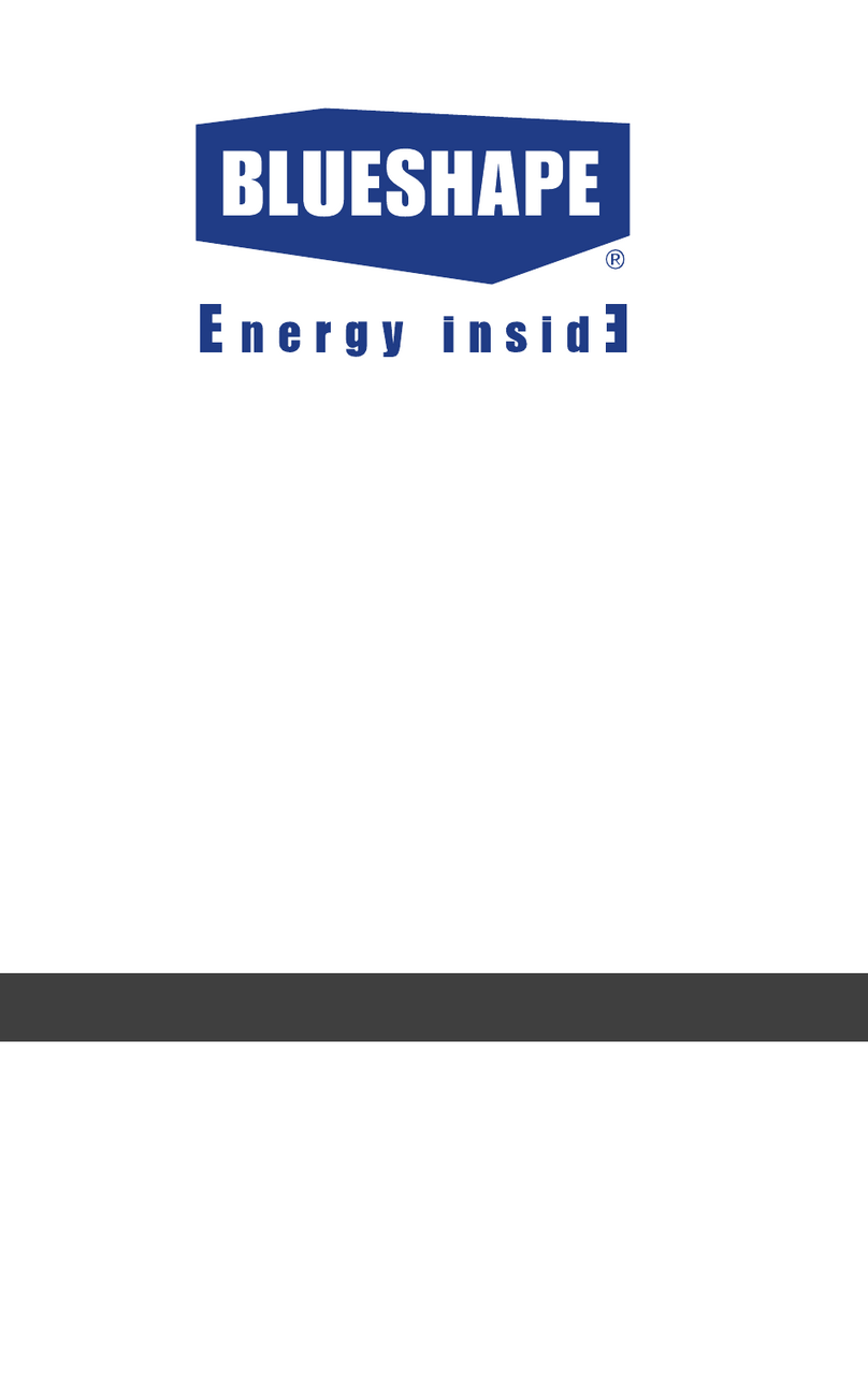 Blueshape CBS8XW operating manual