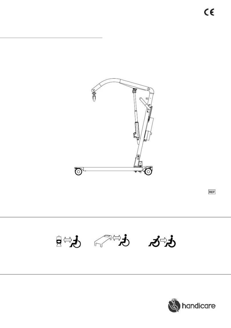 Handicare SystemRoMedic Carina350EE User manual