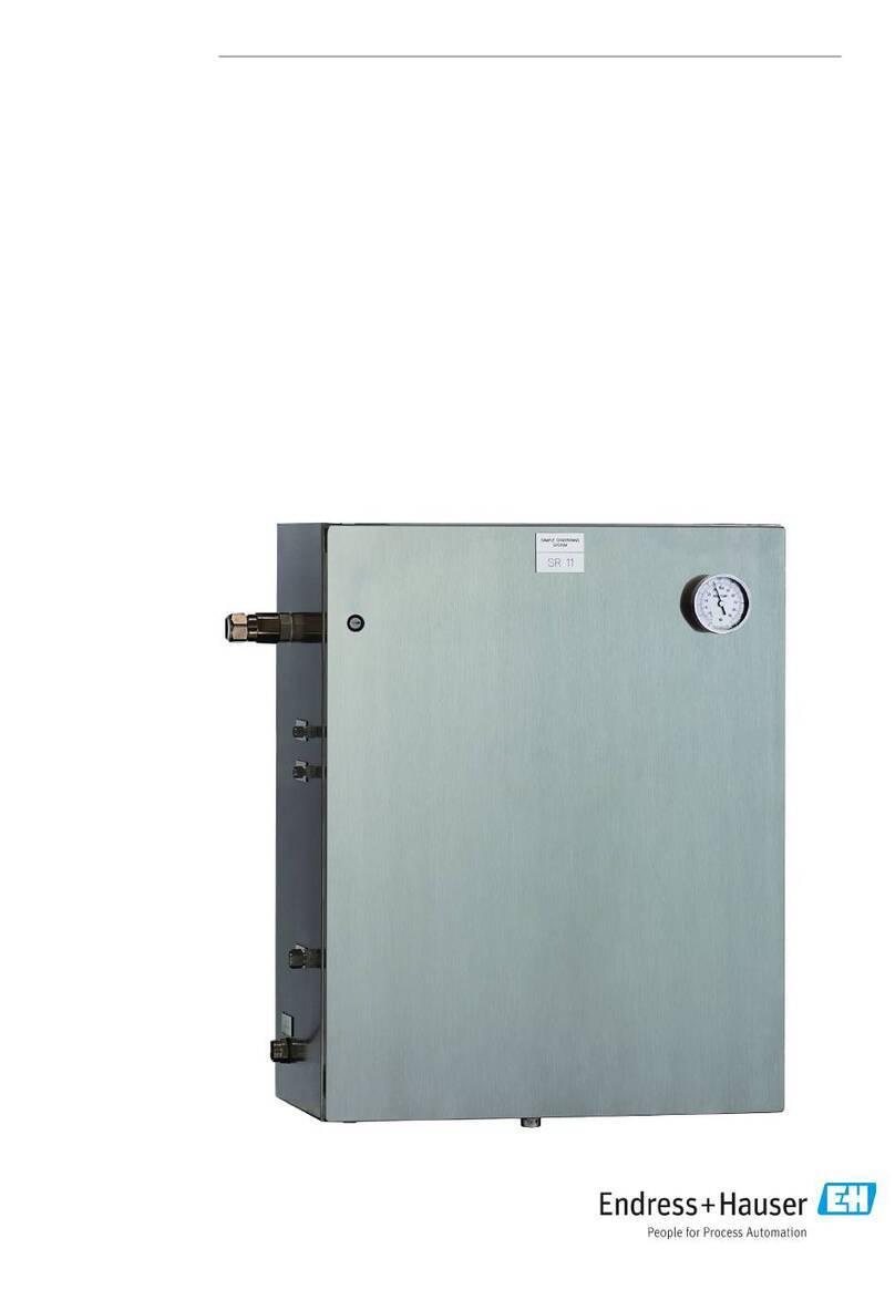 Endress+Hauser SS2100 Series operating instructions