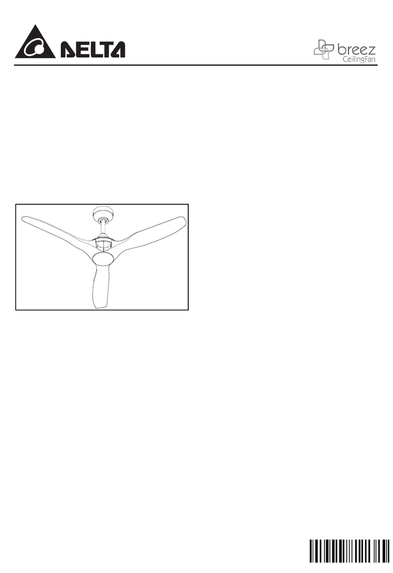 Delta BREEZ VCA523 Series User manual