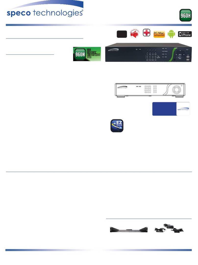 Speco D16DS User manual