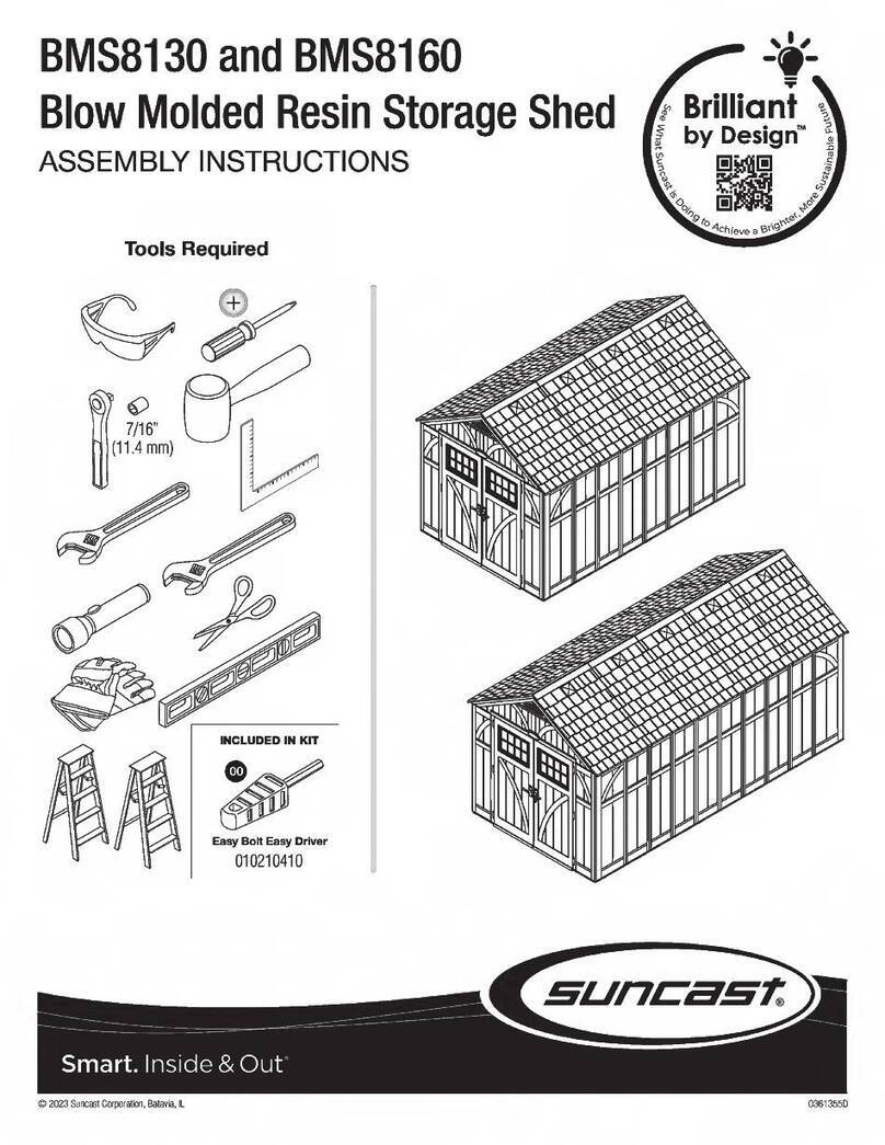 Suncast BMS8130 Assembly instructions Suncast BMS8130 Assembly instructions