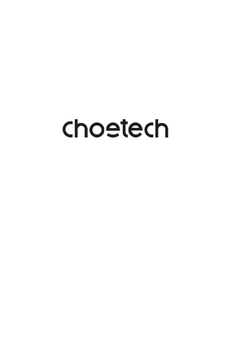 Choetech T616-F user manual