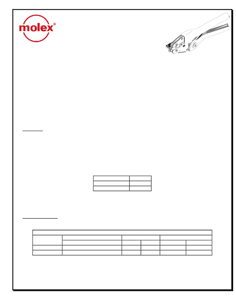 molex 64001-7300 Operating Instruction Sheet And Specifications