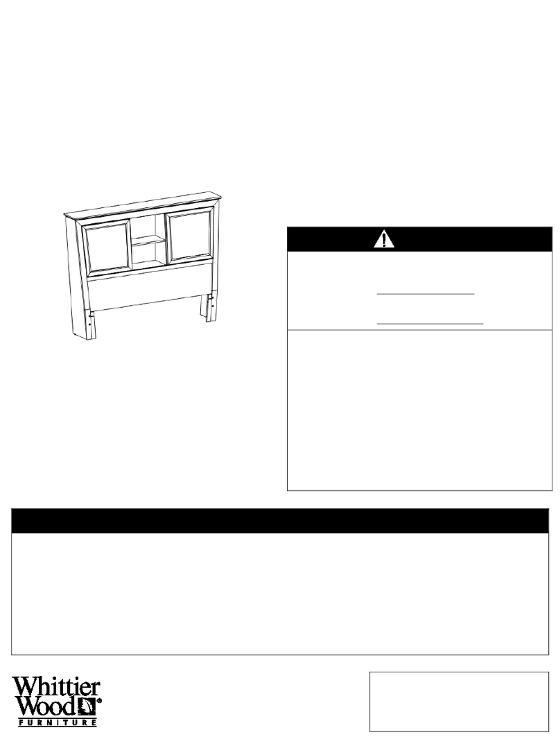Whittier Wood Furniture Addison 3839DUETa Assembly instructions Whittier Wood Furniture Addison 3839DUETa Assembly instructions