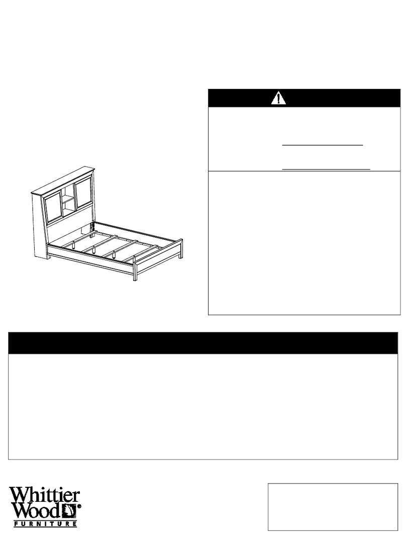 Whittier Wood Furniture Addison 3836DUETb Assembly instructions