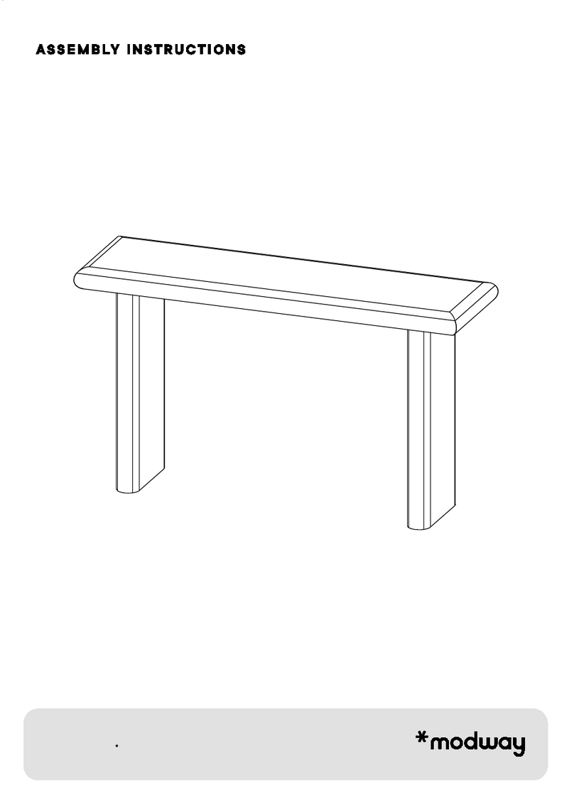 modway EEI-6577 Assembly instructions