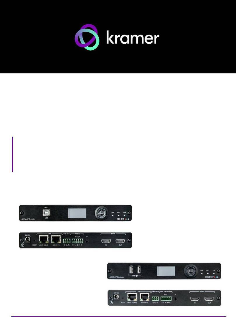 Kramer KDS-EN7 user manual