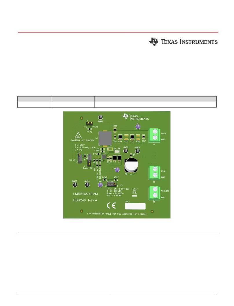 Texas Instruments LMR51450 EVM user guide