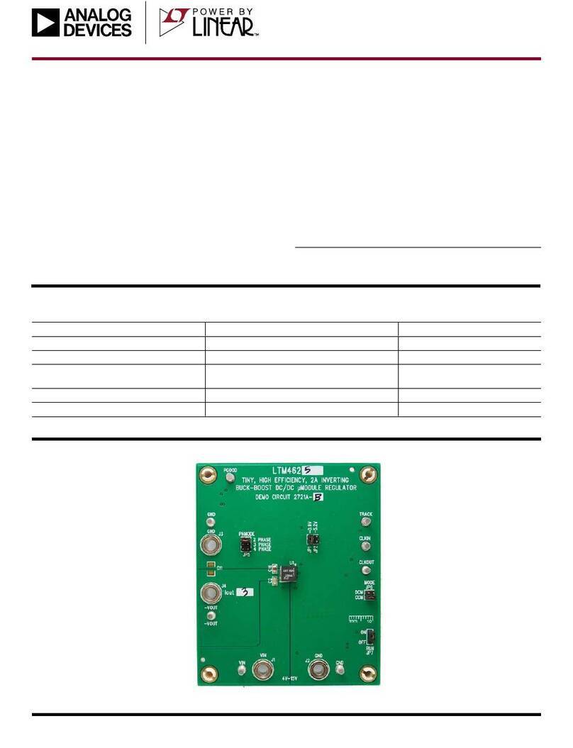 Linear Analog Devices DC2721A-B Quick setup guide Linear Analog Devices DC2721A-B Quick setup guide