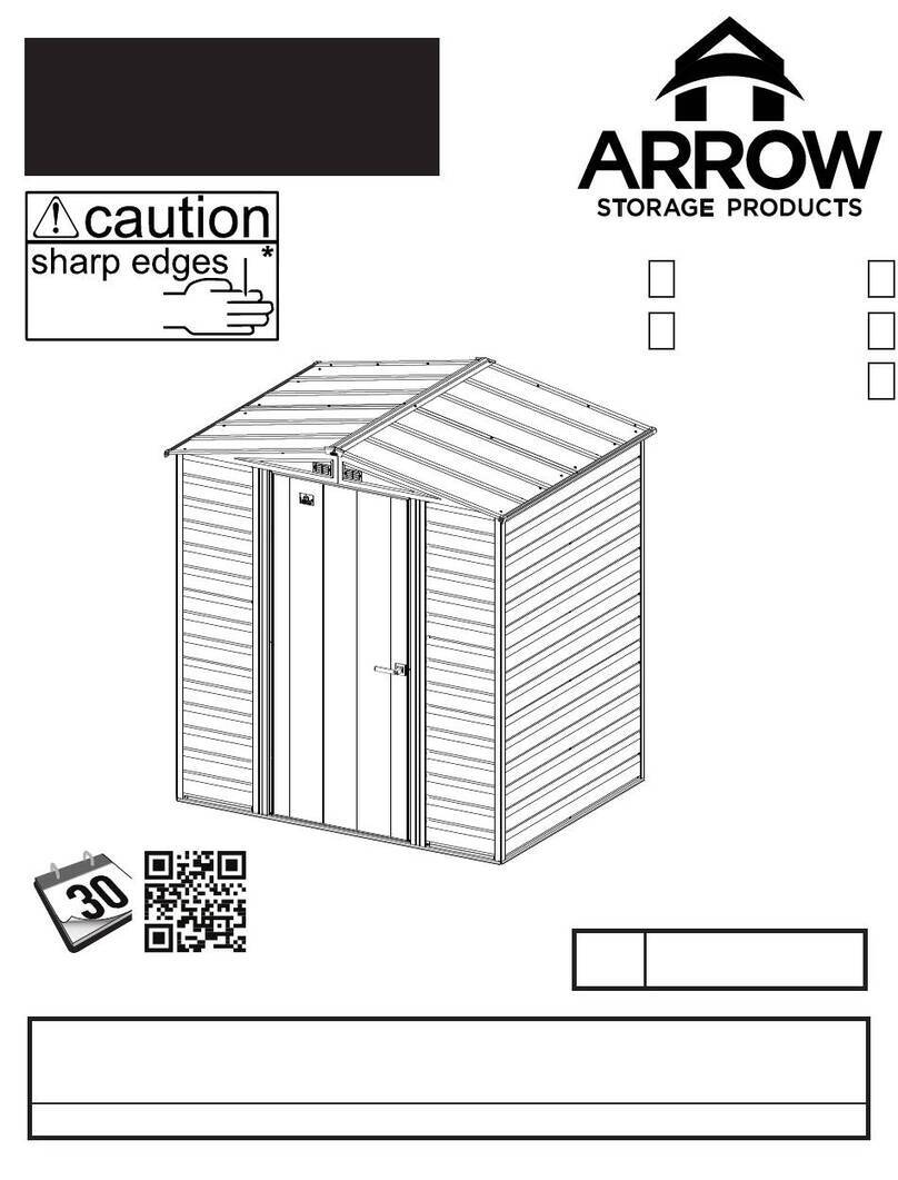 Arrow Storage Products MRDSCG65BG Instructions for use Arrow Storage Products MRDSCG65BG Instructions for use