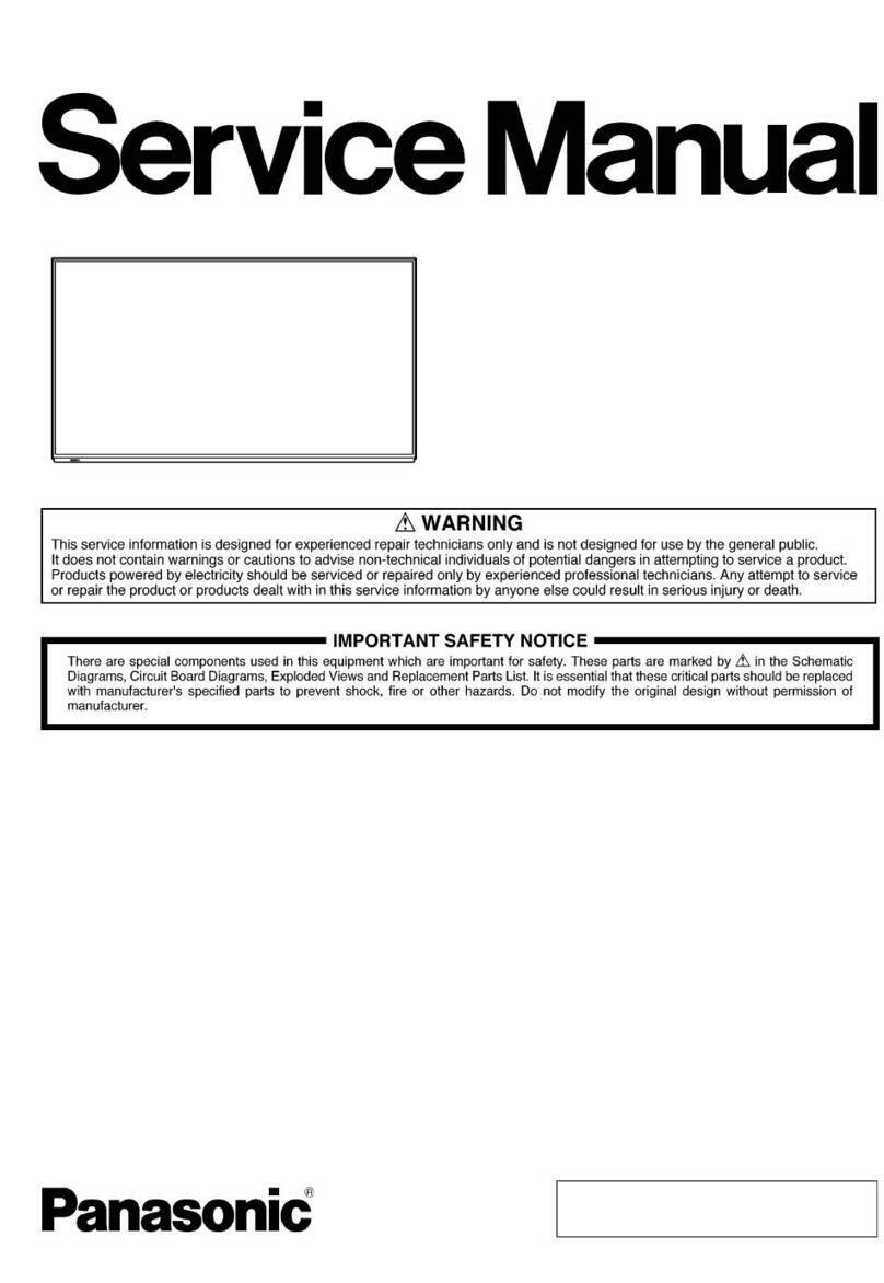 Panasonic TH-42LFE6W User manual