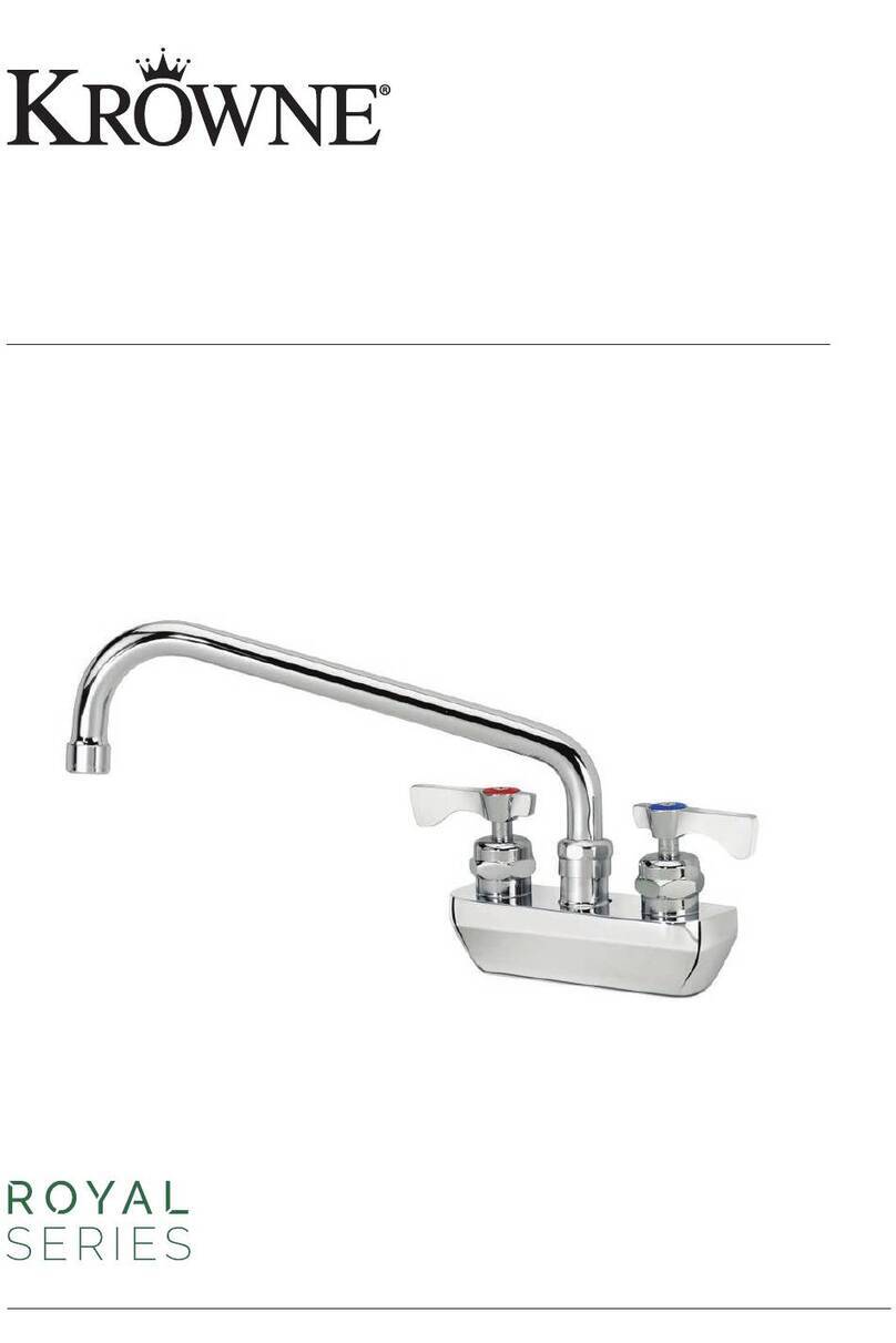 Krowne Royal Series installation manual Krowne Royal Series installation manual