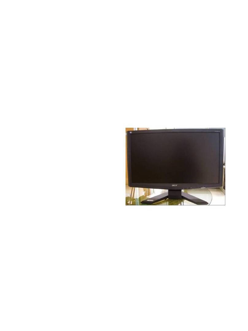 Acer X193HQL User manual