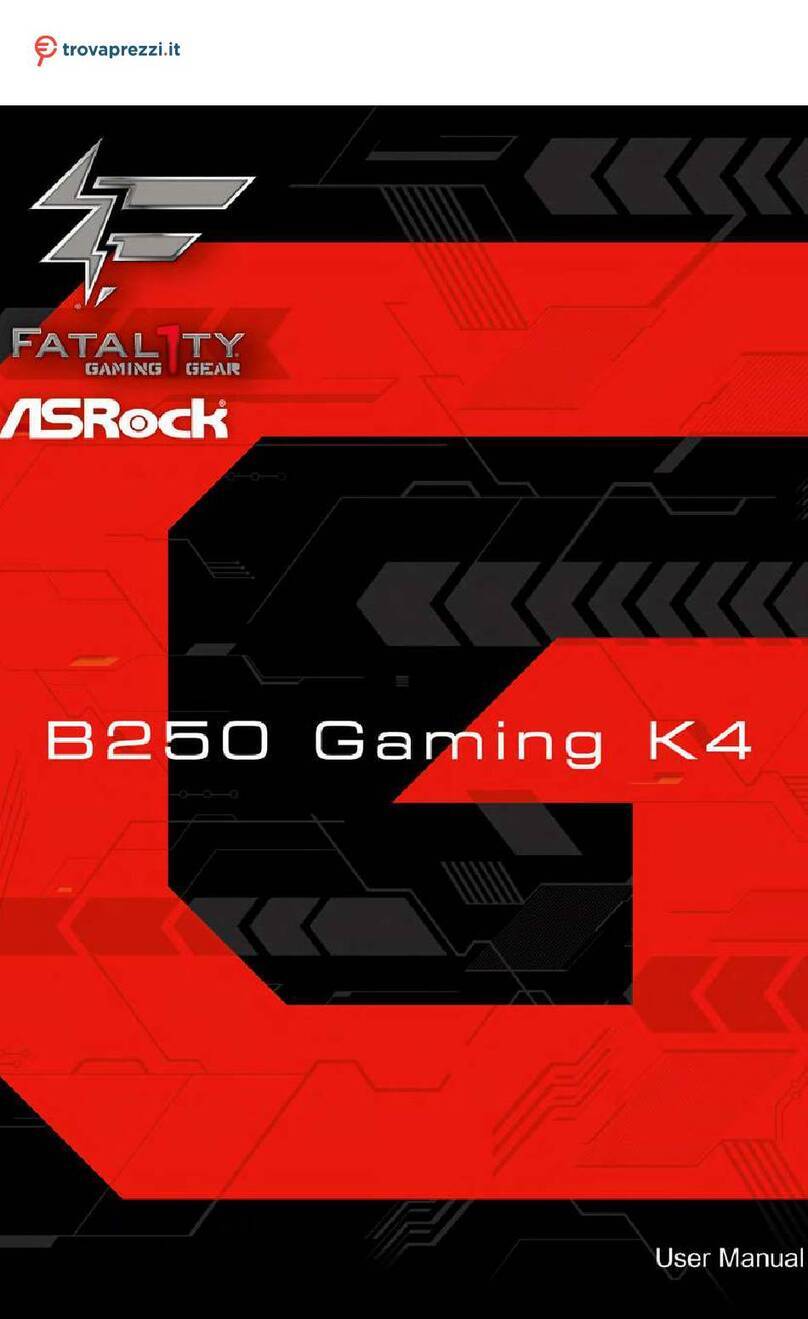 ASROCK Fatal1ty B250 Gaming K4 Series User manual