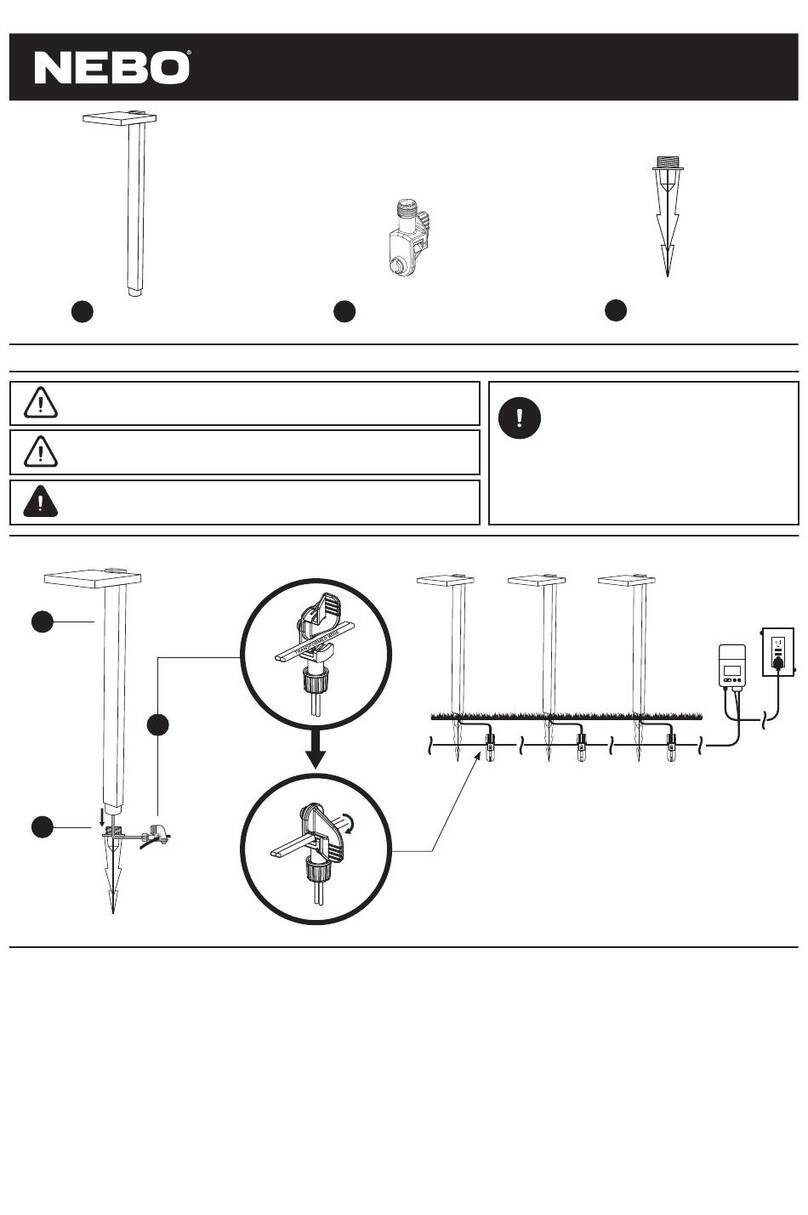 NEBO NEB-LSP-0016 Use and care guide